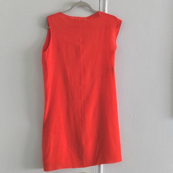 Derek Lam Red Asymmetrical Silk Dress - Picture 2 of 7